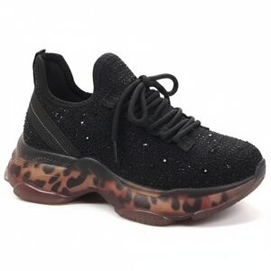 Black Sparkle Women's Sneakers